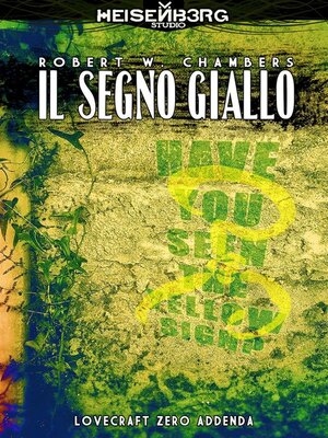 cover image of Il segno giallo